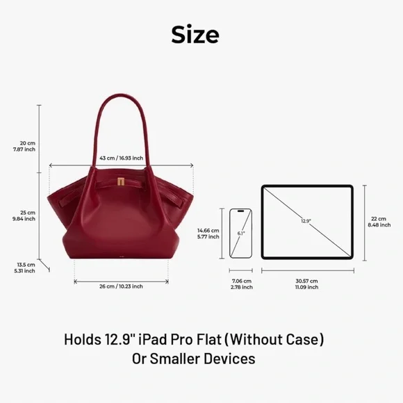 JW PEI Red Tote Bag - Picture 8 of 9